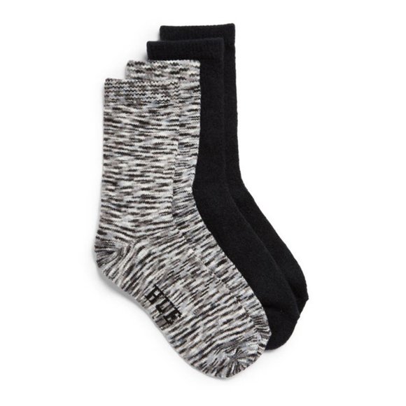 New HUE Women's Space Dye 2 Pack Boot Socks - Picture 2 of 6